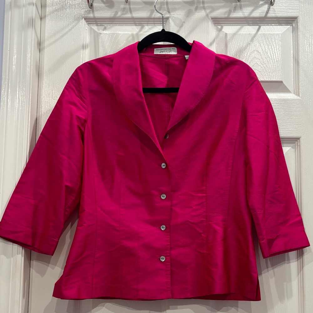 Lord & Taylor Fuchsia Blazer